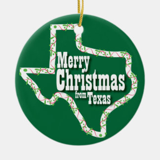Merry Christmas from Texas Ornament