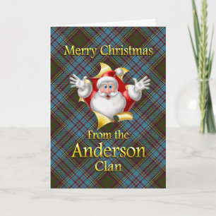 Merry Christmas From the Anderson Clan Holiday Card