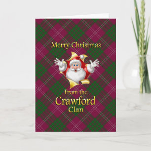Merry Christmas From the Crawford Clan Holiday Card