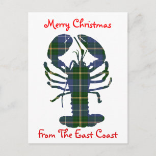 Merry Christmas from the  East Coast postcard