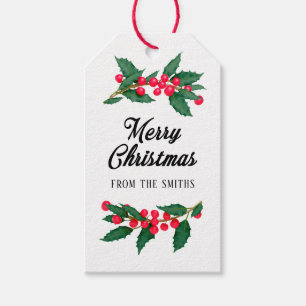 Merry Christmas From The Family Gift Tags