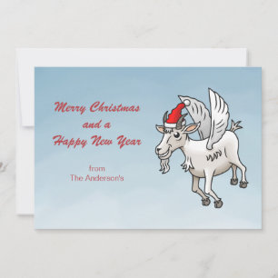 Merry Christmas from the Flying Goat Holiday Card