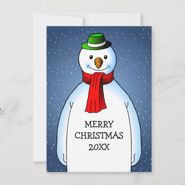 Merry Christmas from The Happy Snowman (Front)