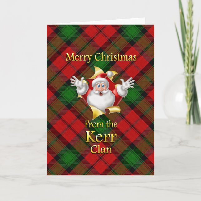 Merry Christmas From the Kerr Clan Holiday Card (Front)