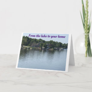 *MERRY CHRISTMAS* FROM **THE LAKE** CARD