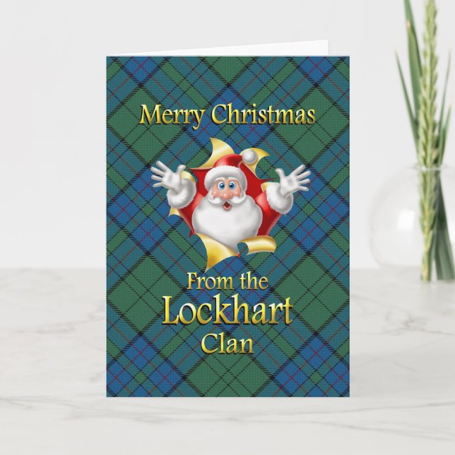 Merry Christmas From the Lockhart Clan Holiday Card (Front)