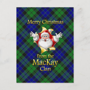 Merry Christmas From the MacKay Clan Holiday Postcard