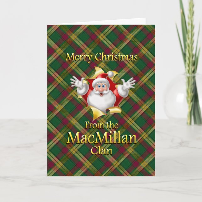 Merry Christmas From the MacMillan Clan Holiday Card (Front)