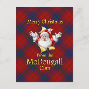 Merry Christmas From the McDougall Clan Holiday Postcard