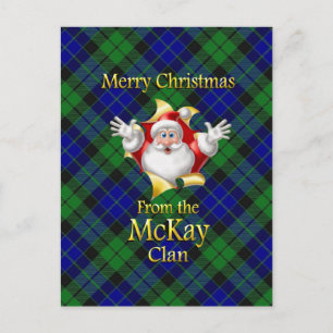 Merry Christmas From the McKay Clan Holiday Postcard