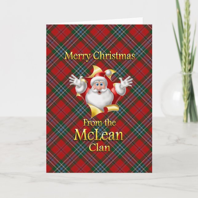 Merry Christmas From the McLean Clan Holiday Card (Front)