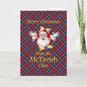 Merry Christmas From the McTavish Clan Holiday Card