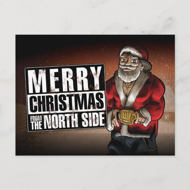 Merry Christmas from the North Side Holiday Postcard (Front)