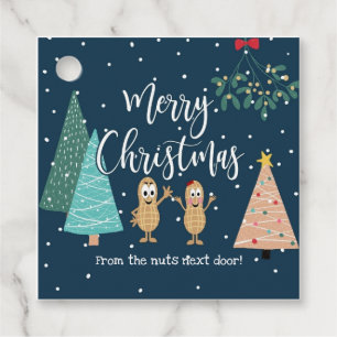 merry Christmas from the nuts next door! Favour Tags