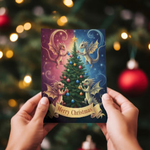 Merry Christmas from the Ornament Dragons Card