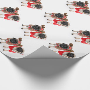 Merry Christmas from the Pugs Wrapping Paper