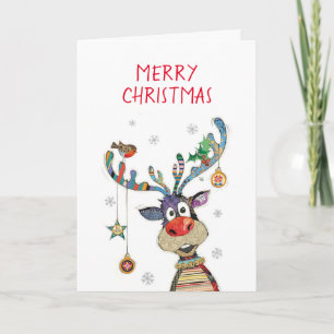 *MERRY CHRISTMAS* from THIS COOL REINDEER Holiday Card