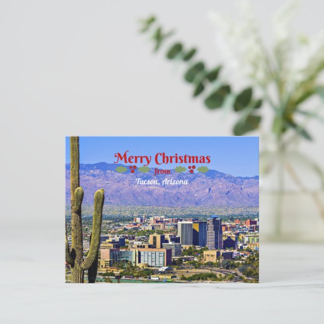 Merry Christmas from Tucson, Arizona, Postcard (Standing Front)