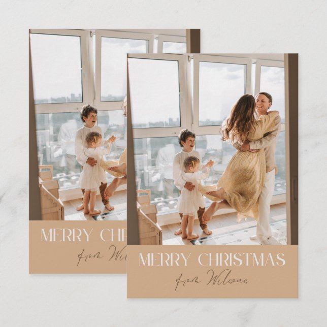 Merry Christmas from Wilson's family Card (Front/Back)