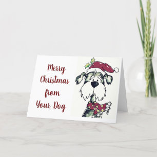 ***MERRY CHRISTMAS*** FROM ***YOUR DOG*** HOLIDAY CARD