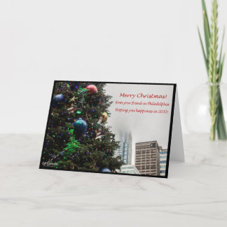 Merry Christmas from your friend in Philadelphia Card