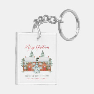 Merry Christmas From Your Neighbours Key Ring