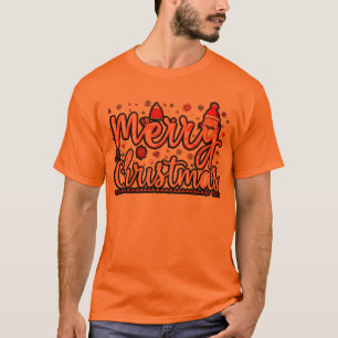 "Merry Christmas: Frosty Elegance Fashion Design" T-Shirt