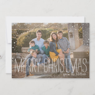 Merry Christmas Full Photo Holiday Card