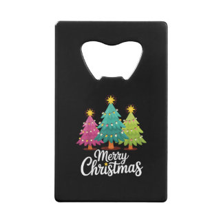 Merry Christmas Fun Colourful Christmas Tree Desig