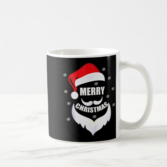 Merry Christmas -fun Santa Claus Father Xmas Boy G Coffee Mug (Right)