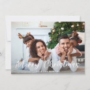 Merry Christmas Fun Script Photo