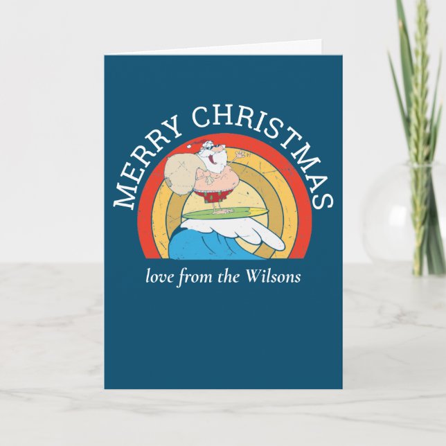 Merry Christmas Fun Summer  Card (Front)