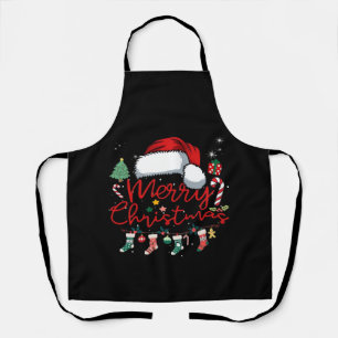 Merry Christmas Funny Christmas Matching Classic Apron