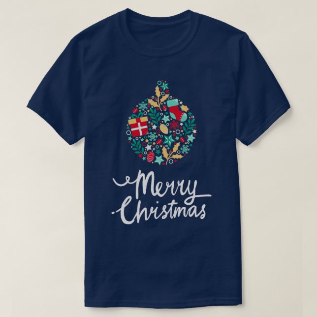 Merry Christmas Funny Christmas Shirt169 T-Shirt (Design Front)