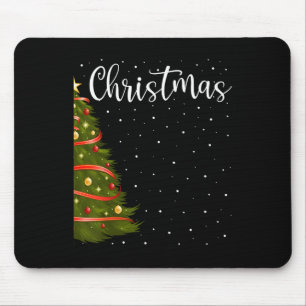 Merry Christmas Funny Christmas Tree Couples Match Mouse Mat