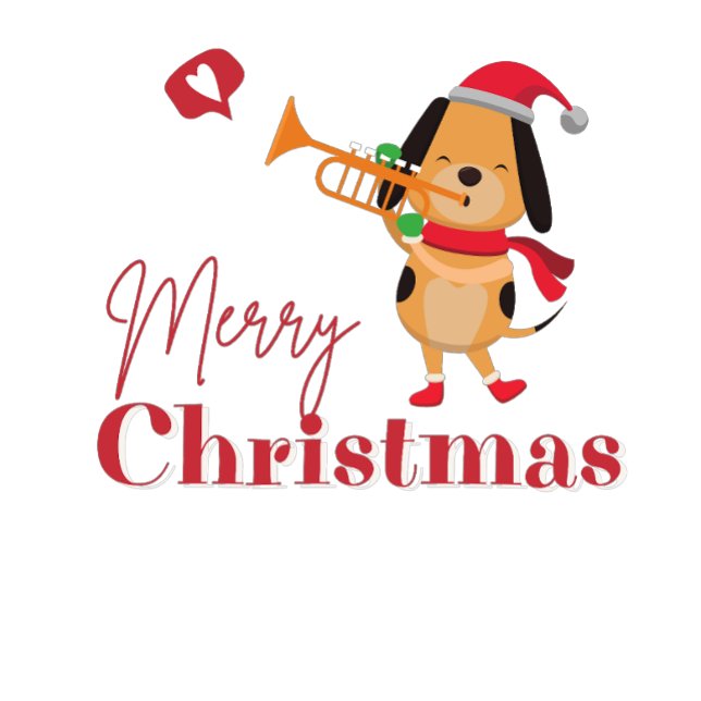 Merry Christmas funny dog  T-Shirt (Creator Uploaded)