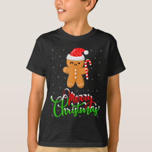 Merry Christmas Funny Gingerbread Cookie Baking Ch T-Shirt