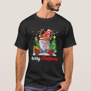Merry Christmas Funny Gnome Christmas Pamajas T-Shirt