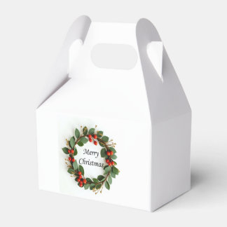 Merry Christmas Gable Favour Box