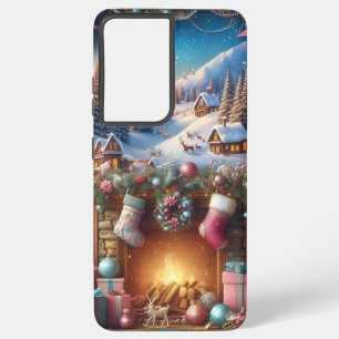 Merry Christmas Galaxy S21 Ultra Case