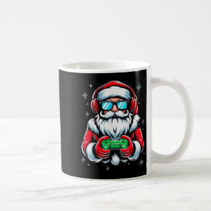 Merry Christmas Gamer Boys Mens Video Game Santa C Coffee Mug