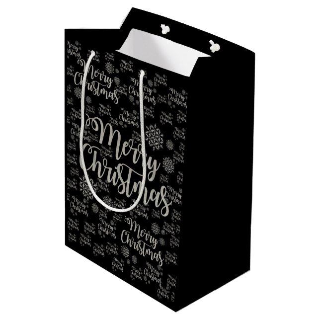 Merry Christmas Gift Bags (Back Angled)