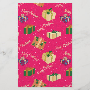 Merry Christmas Gift Boxes Stationery