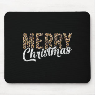 Merry Christmas Gift Family Xmas Leopard Buffalo P Mouse Mat