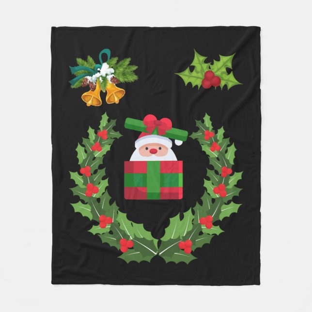 Merry Christmas  Gift for Christmas  Family Fleece Blanket (Front)