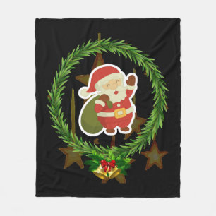 Merry Christmas  Gift for Christmas  Family   Fleece Blanket