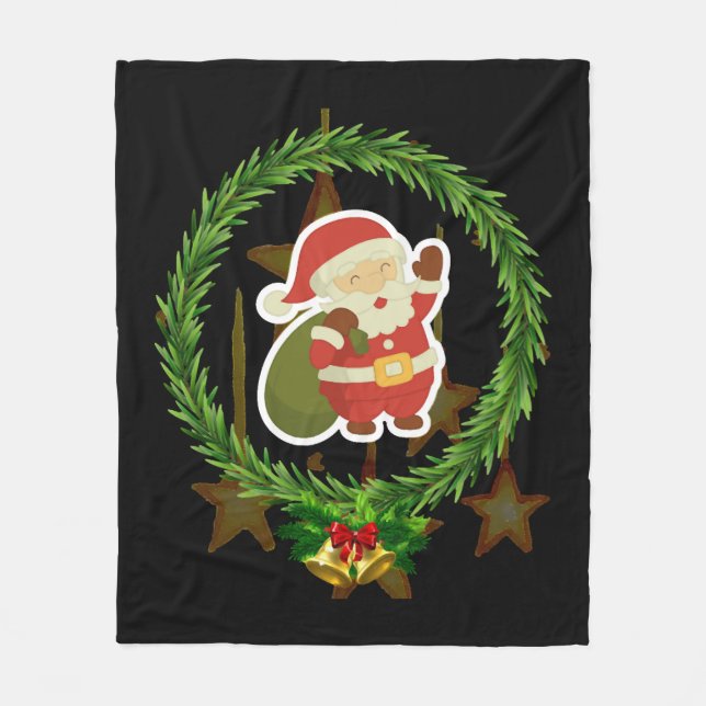 Merry Christmas  Gift for Christmas  Family   Fleece Blanket (Front)