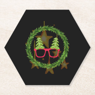 Merry Christmas Gift for Christmas Family Paper Coaster