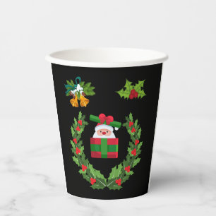 Merry Christmas Gift for Christmas Family Paper Cups