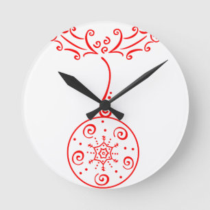 Merry Christmas gift Round Clock